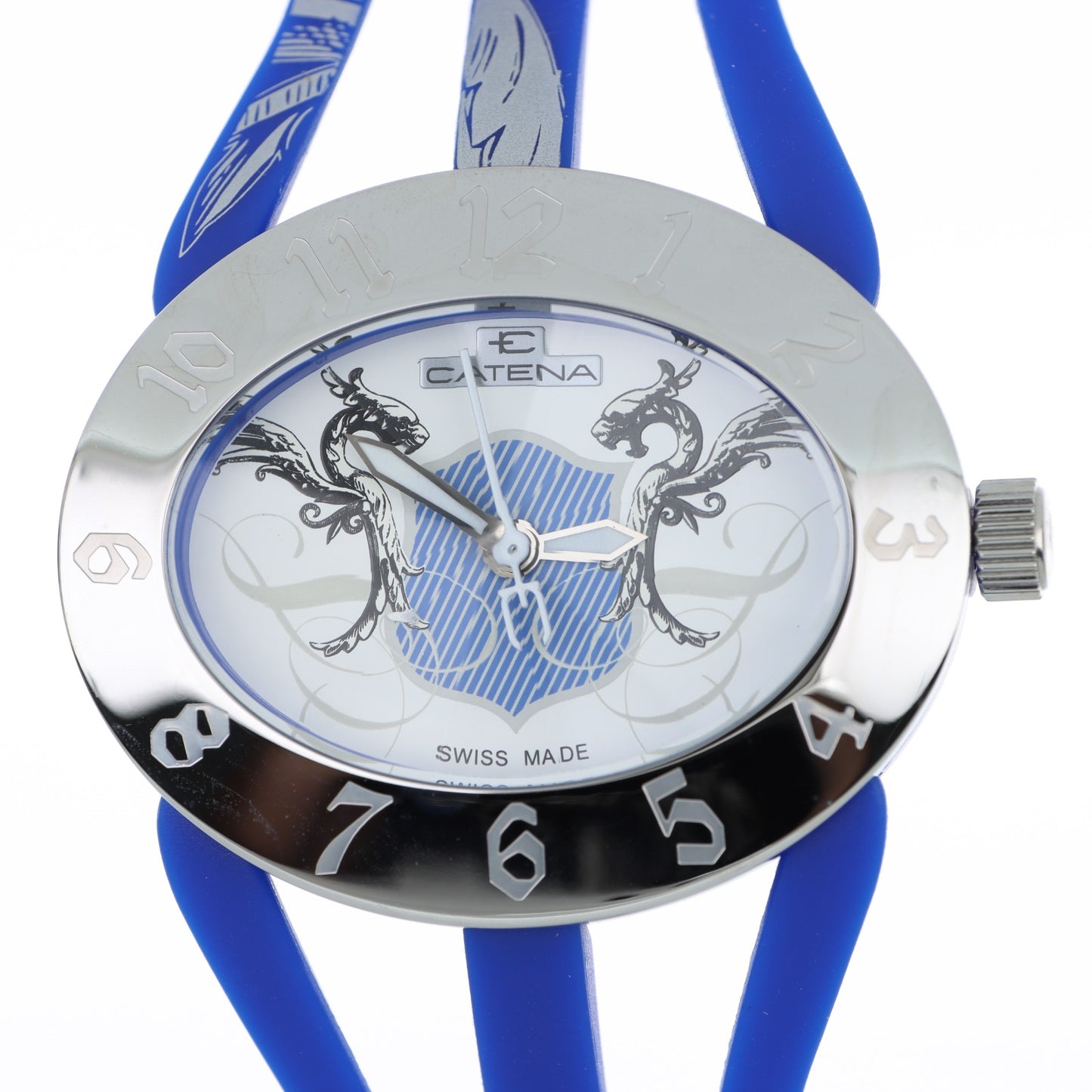 Catena Swiss Made – Orologio Donna Blu Royal con Doppio Cinturino in Silicone