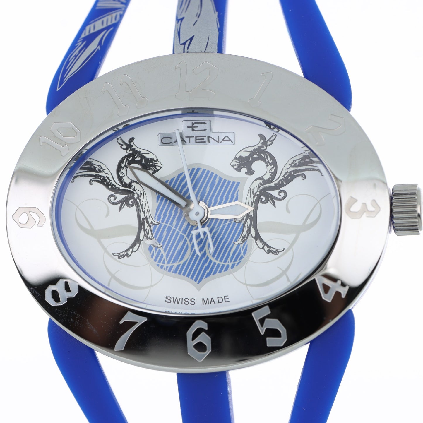 Catena Swiss Made – Orologio Donna Blu Royal con Doppio Cinturino in Silicone