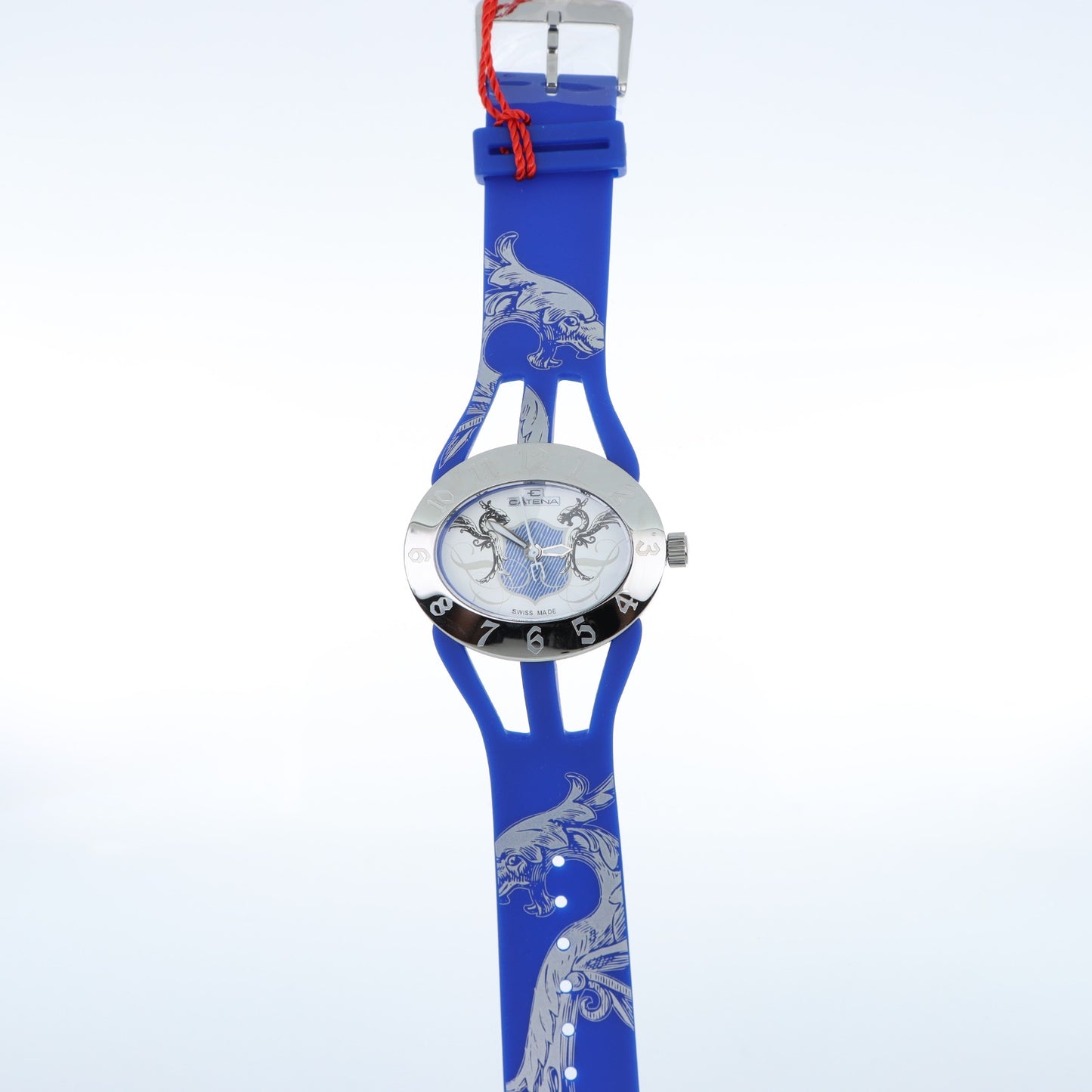 Catena Swiss Made – Orologio Donna Blu Royal con Doppio Cinturino in Silicone