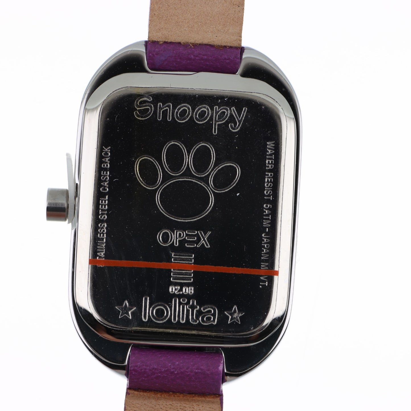 Orologio Snoopy Viola – Cinturino in Silicone