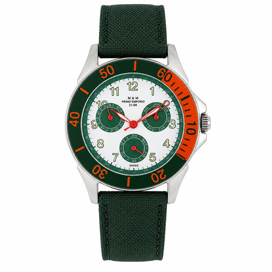 M&M Primo Emporio Orologio Multifunzione Uomo Quarzo Vintage