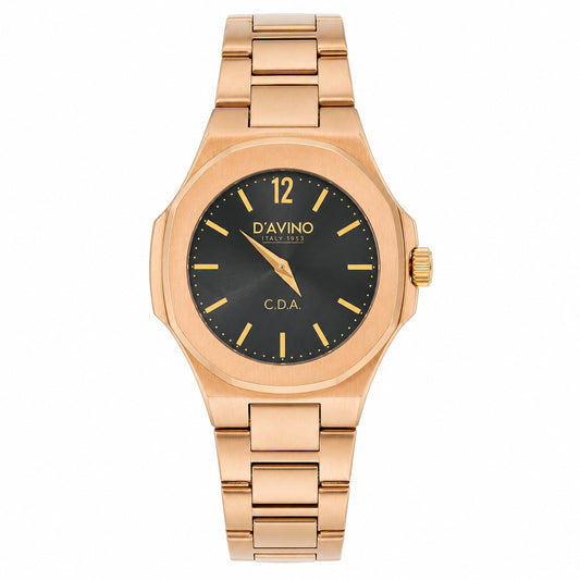 D'Avino Tokyo Orologio Uomo Quarzo Acciaio Rosa
