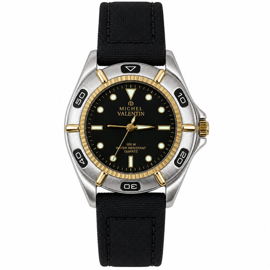 Michel Valentin Orologio Uomo Quartz Vintage