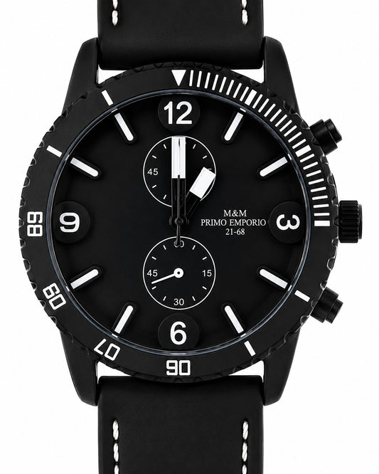 M&M Primo Emporio Orologio Diver Nero Unisex Quarzo