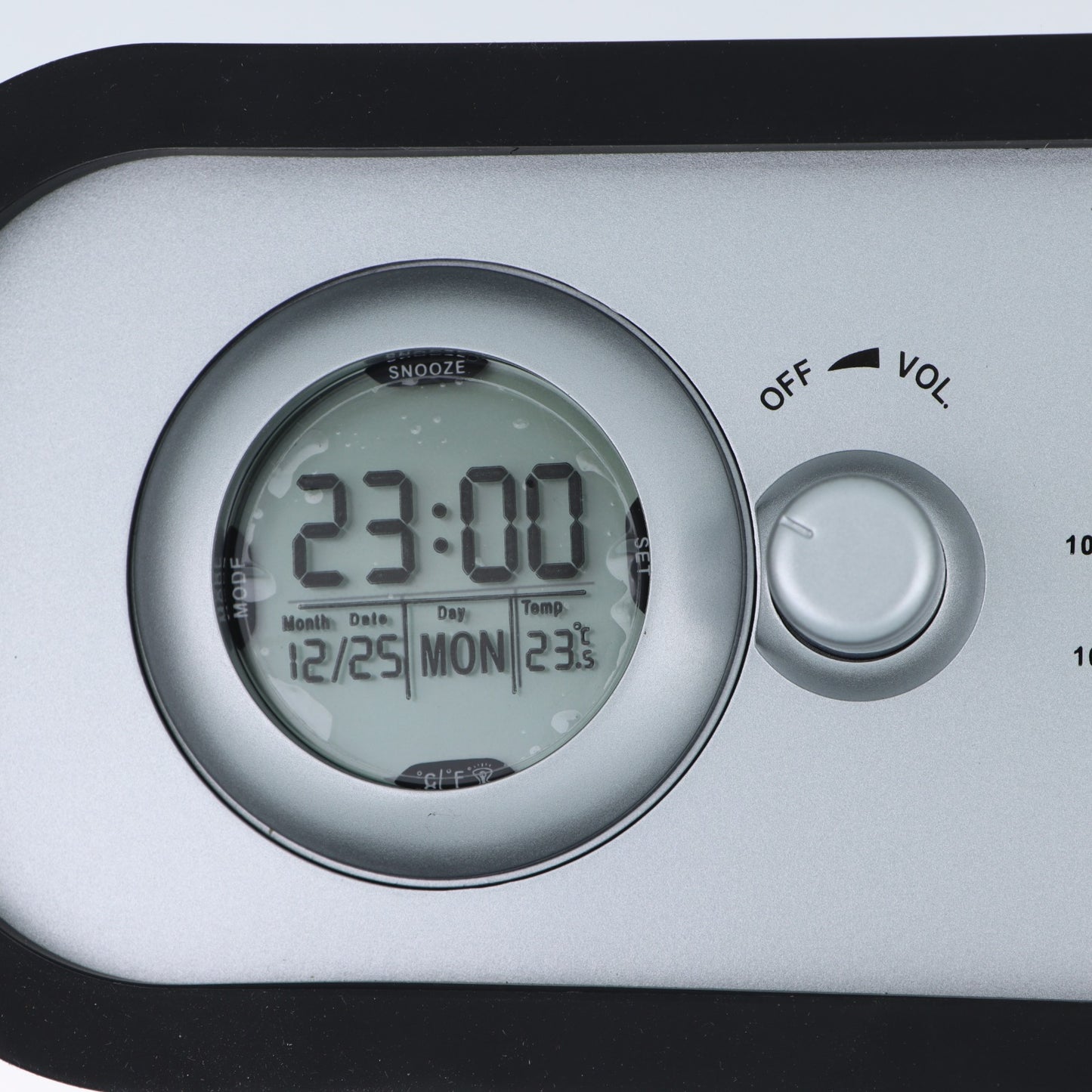 Radio Sveglia Digitale Retrò – FM/AM con Termometro e Display LCD