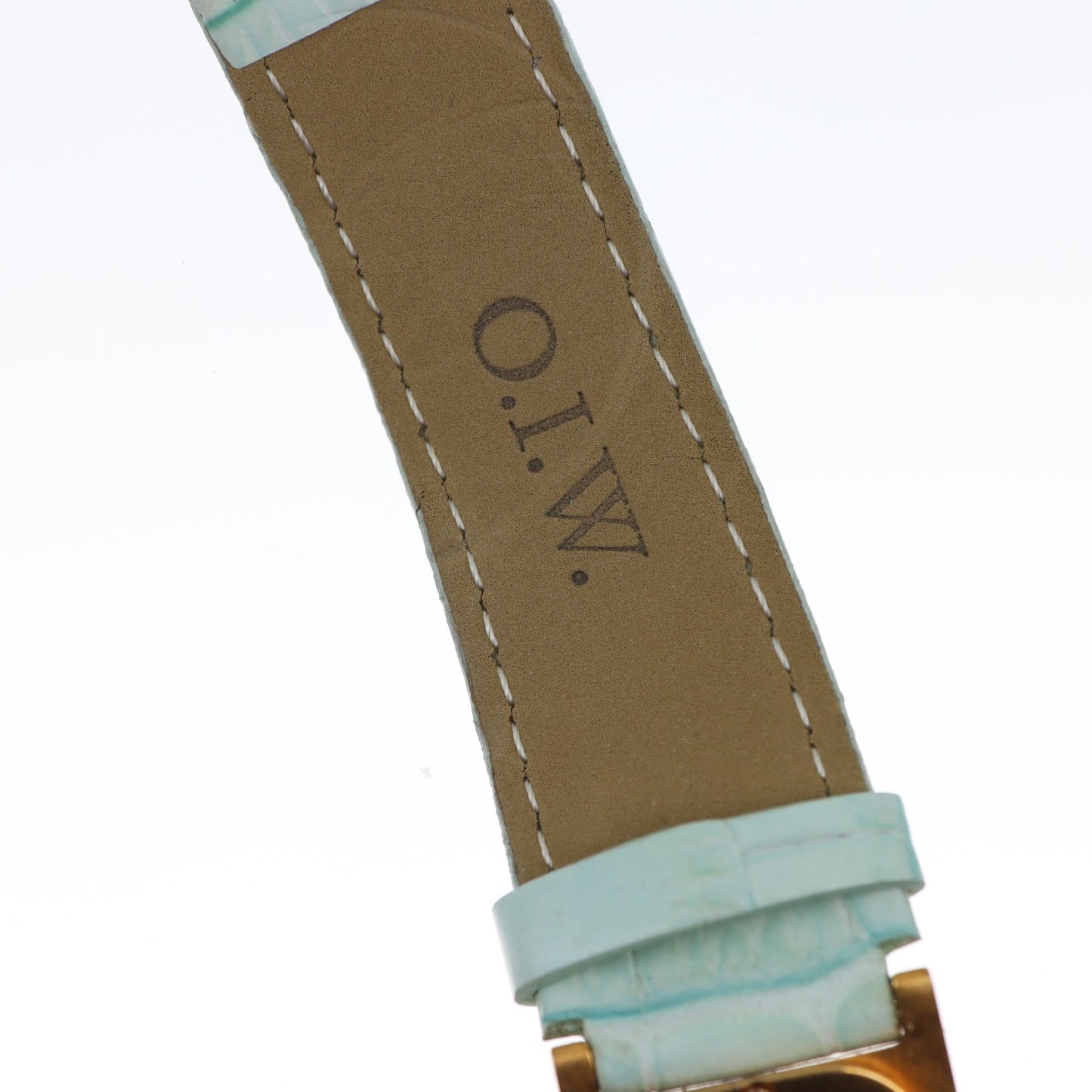 O.I.W. Cross Gold — Orologio Donna Cassa a Croce Dorata Madreperla