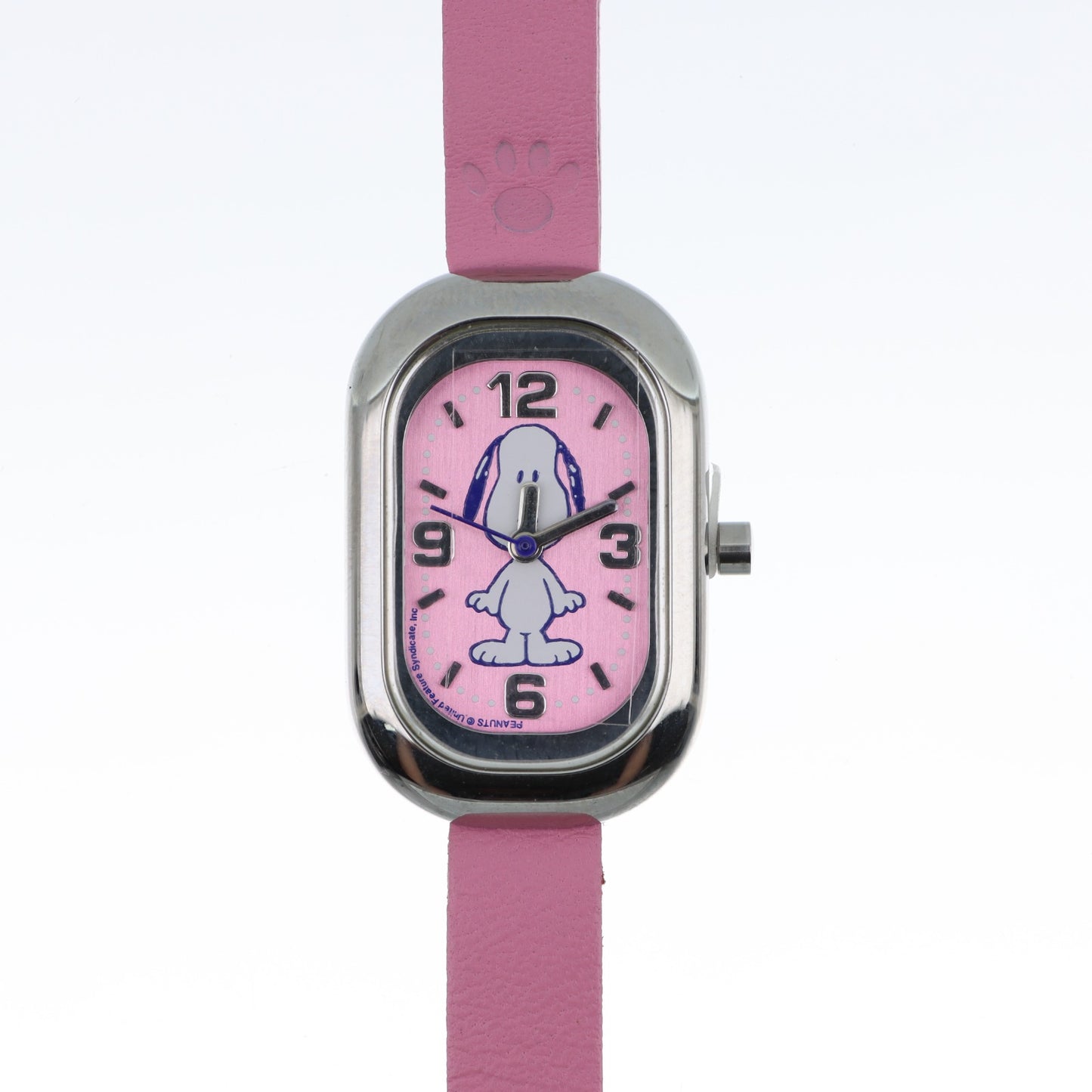 Peanuts Snoopy — Orologio Donna Rosa con Cinturino in Pelle