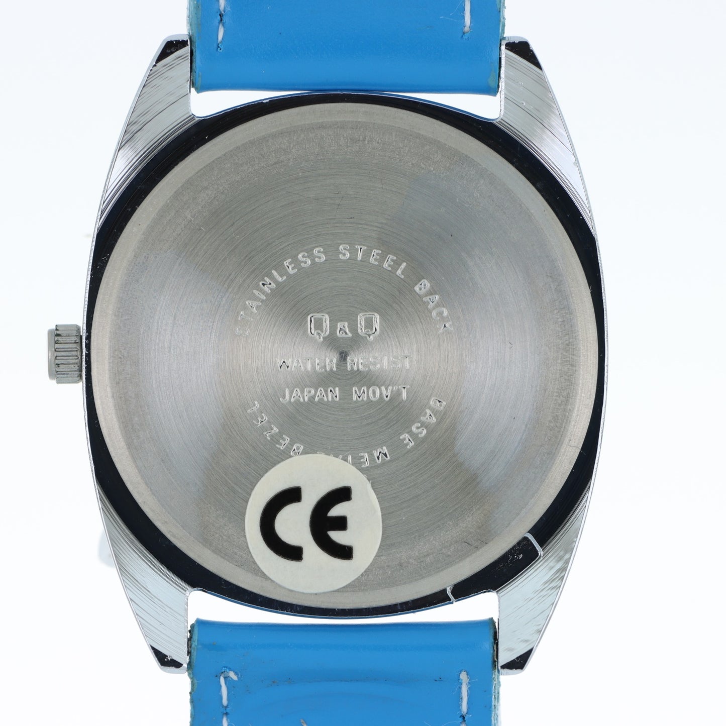 Q&Q Water Resist 30M — Orologio Display a Settore Blu e Giallo