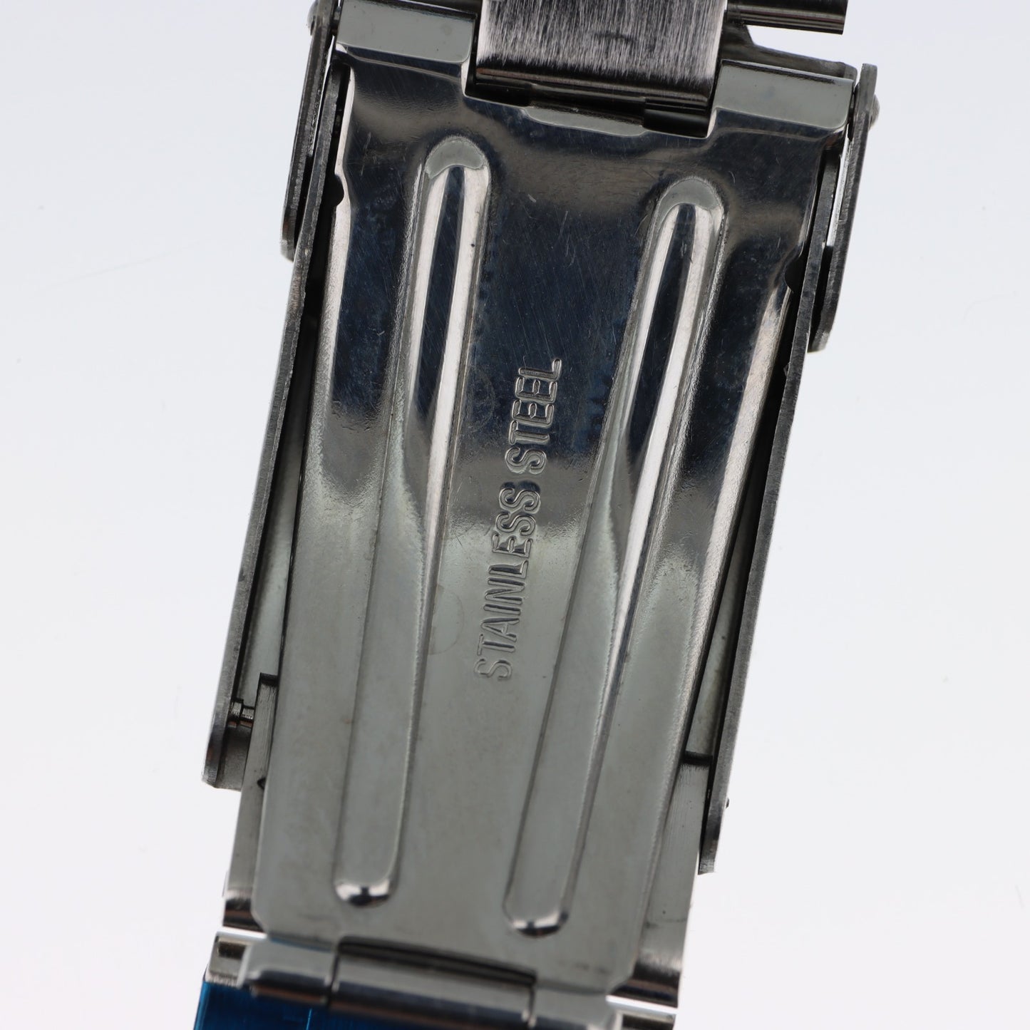 Bracciale Orologio in Acciaio Inossidabile – Chiusura Deployante Doppio Pulsante