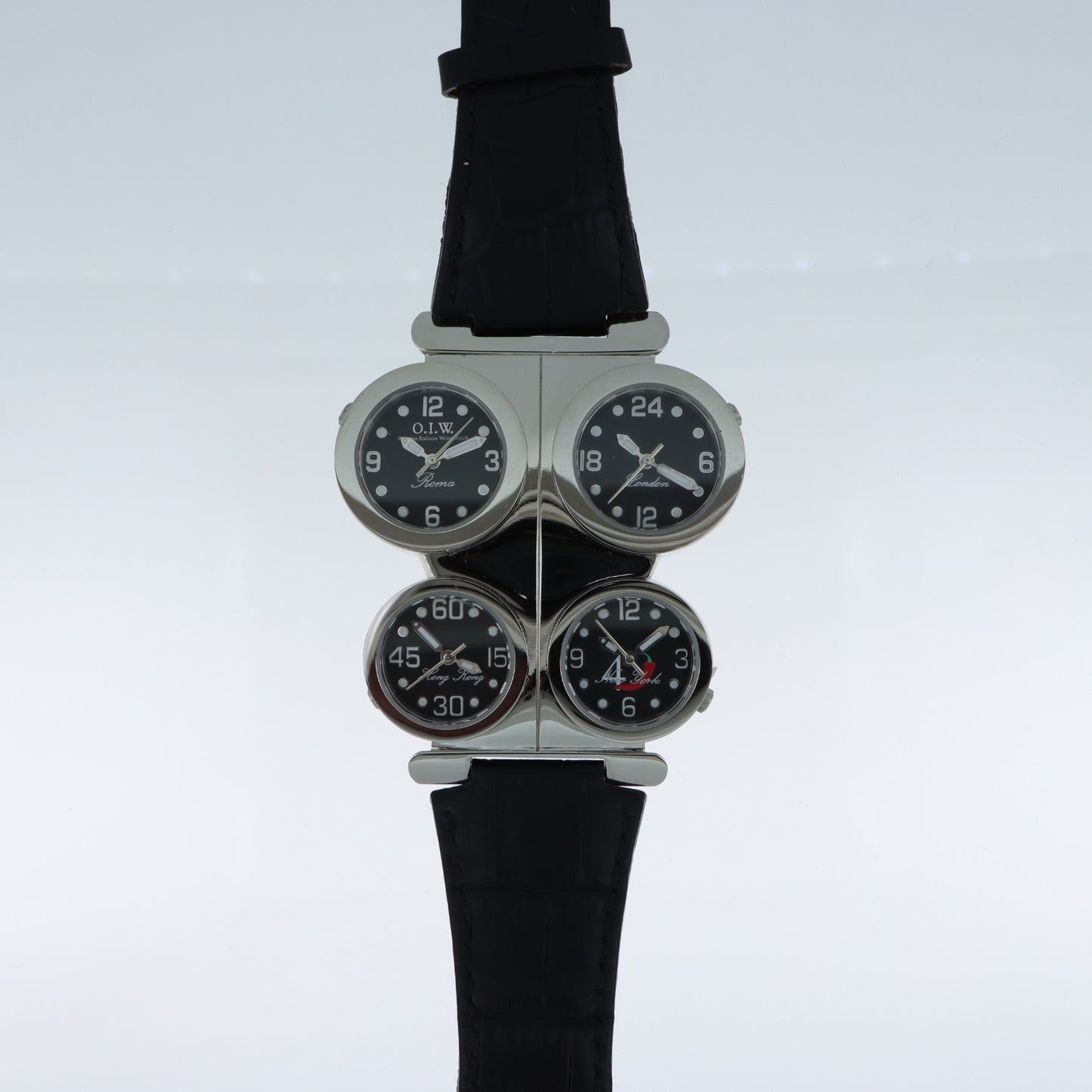 O.I.W. Exclusive Watches – Orologio 4 Fusi Orari Roma London Hong Kong New York