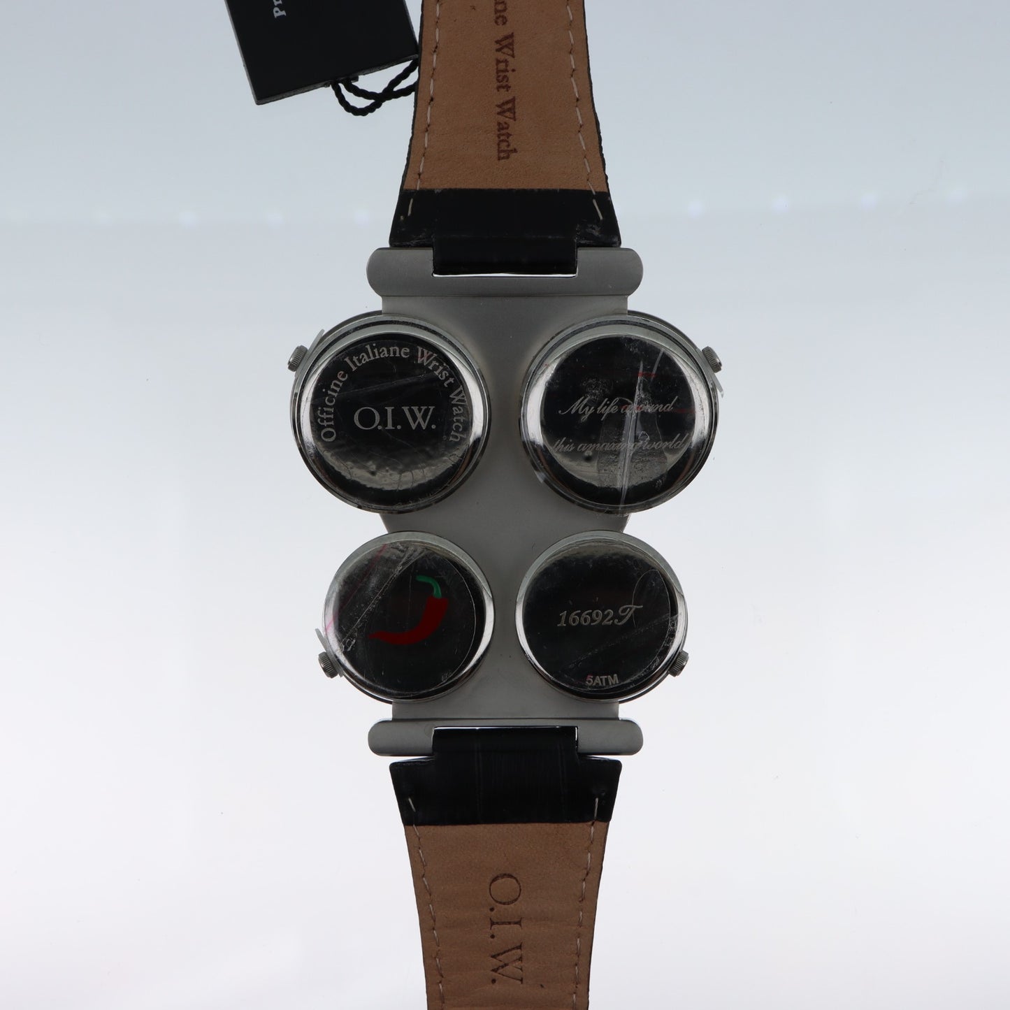 O.I.W. Exclusive Watches – Orologio 4 Fusi Orari Roma London Hong Kong New York