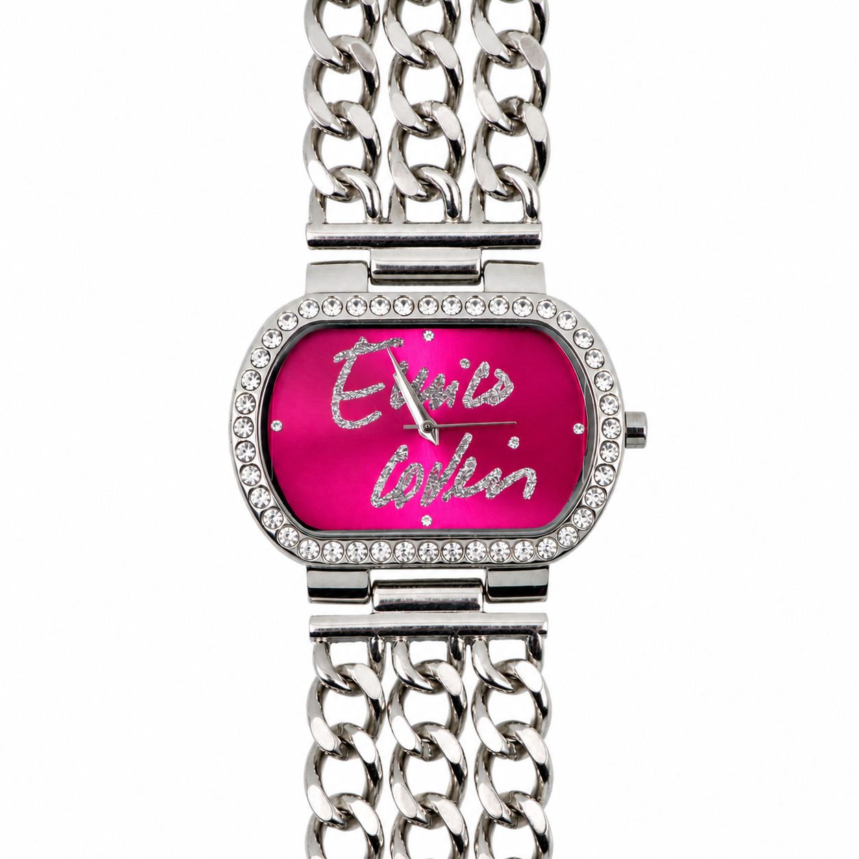 Enrico Coveri - Orologio Donna Quadrante Fucsia con Bracciale a Catena