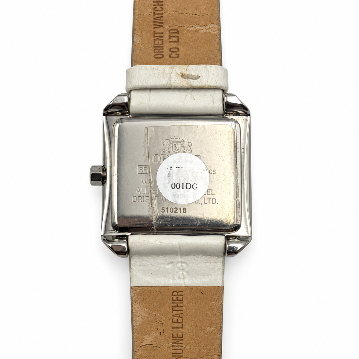 Orologio Orient quadrato per ricambi – Fondo di magazzino, 3 colori