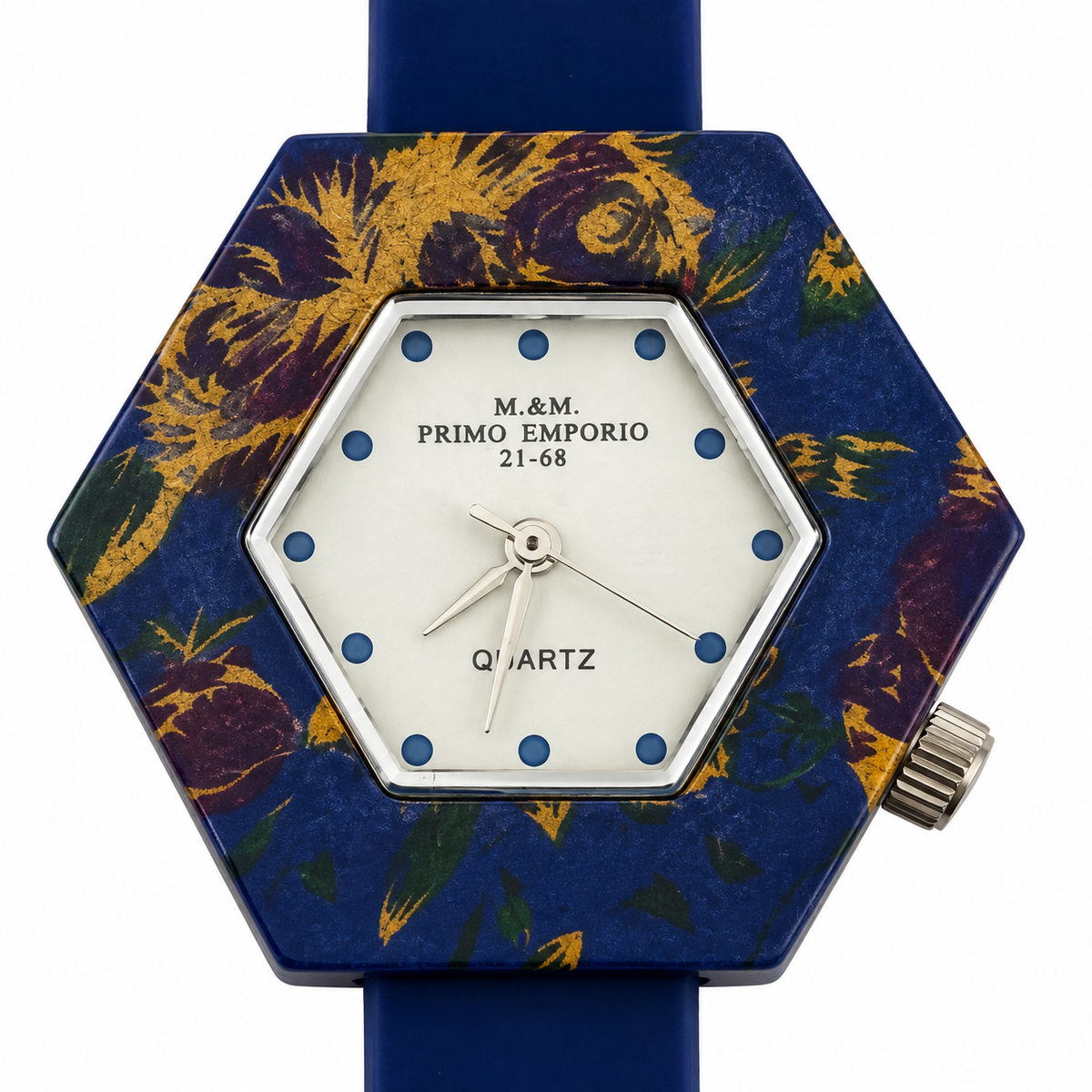 M&M Primo Emporio 2-68 Hexagon Floral – Orologio donna floreale in 9 colori