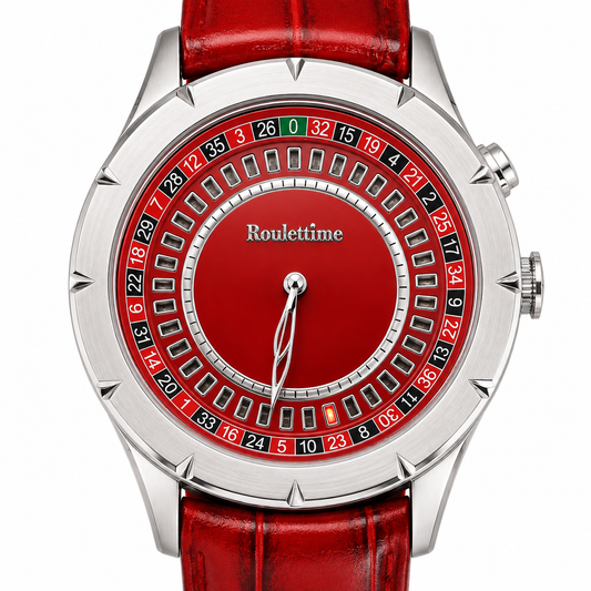 Roulettime – Orologio Roulette Rosso | Fondo di Magazzino