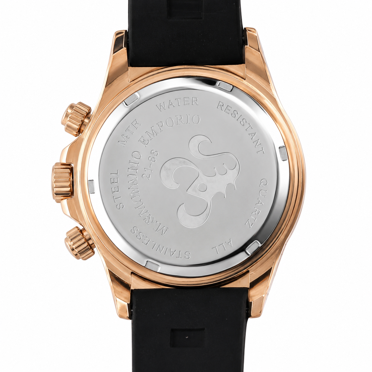 M&M Primo Emporio Sport Chrono 21-68 – Cassa Ramata Quadrante Nero/Arancio