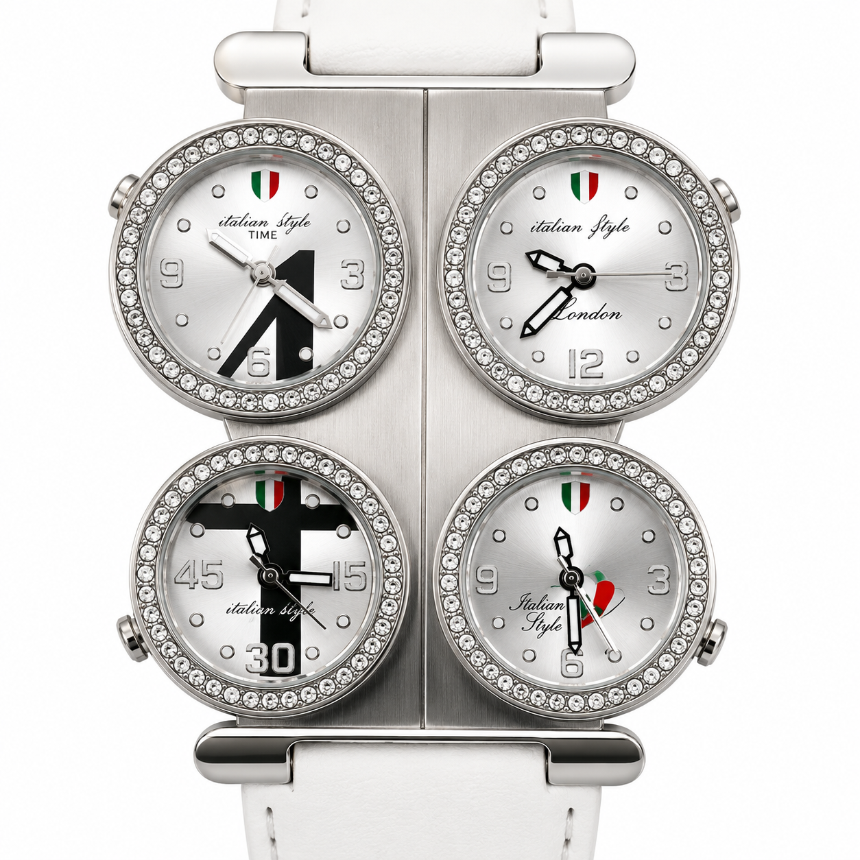 OIW Orologio Donna Multiplo 4 Quadranti Quarzo