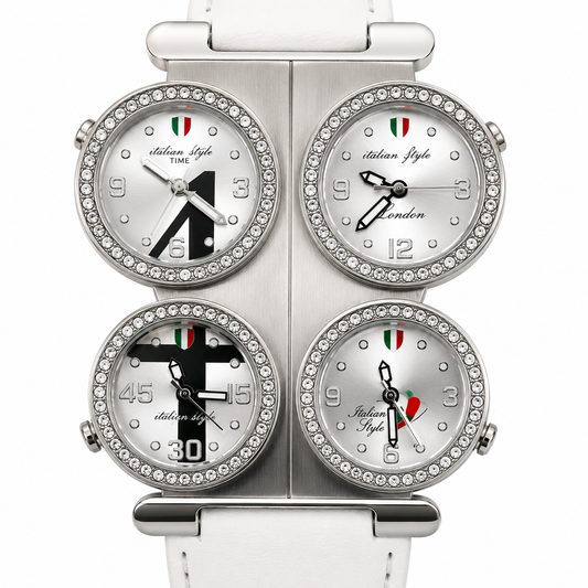 OIW Orologio Donna Multiplo 4 Quadranti Quarzo