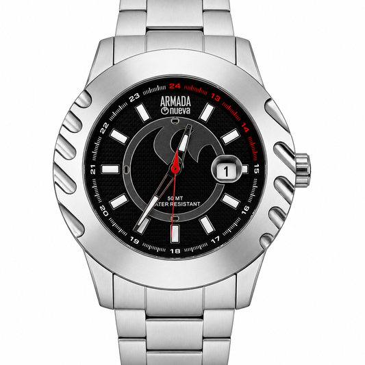 Armada Nueva – GMT Quadrante Nero Acciaio