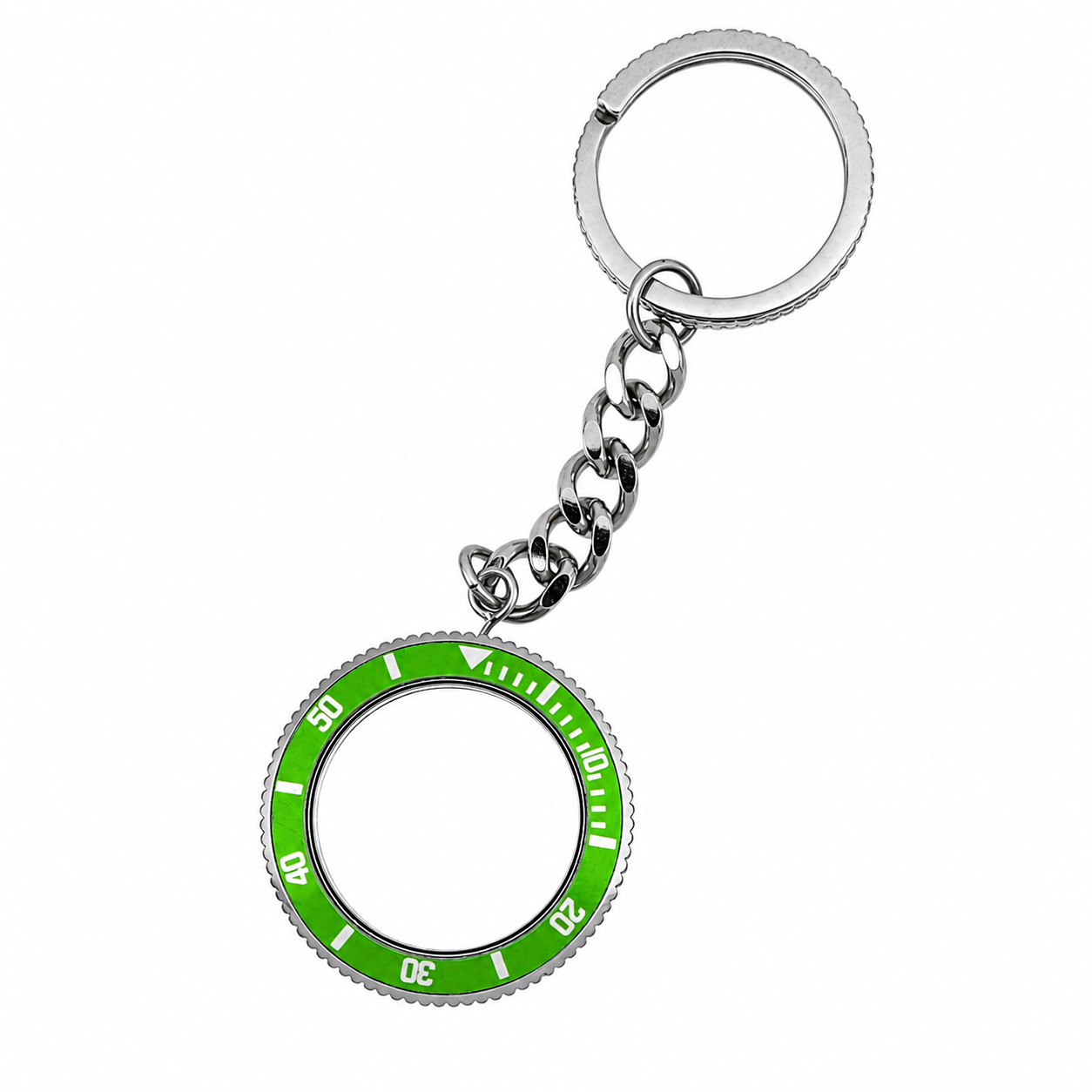 Portachiavi Ghiera Diver in Acciaio Inossidabile – Verde