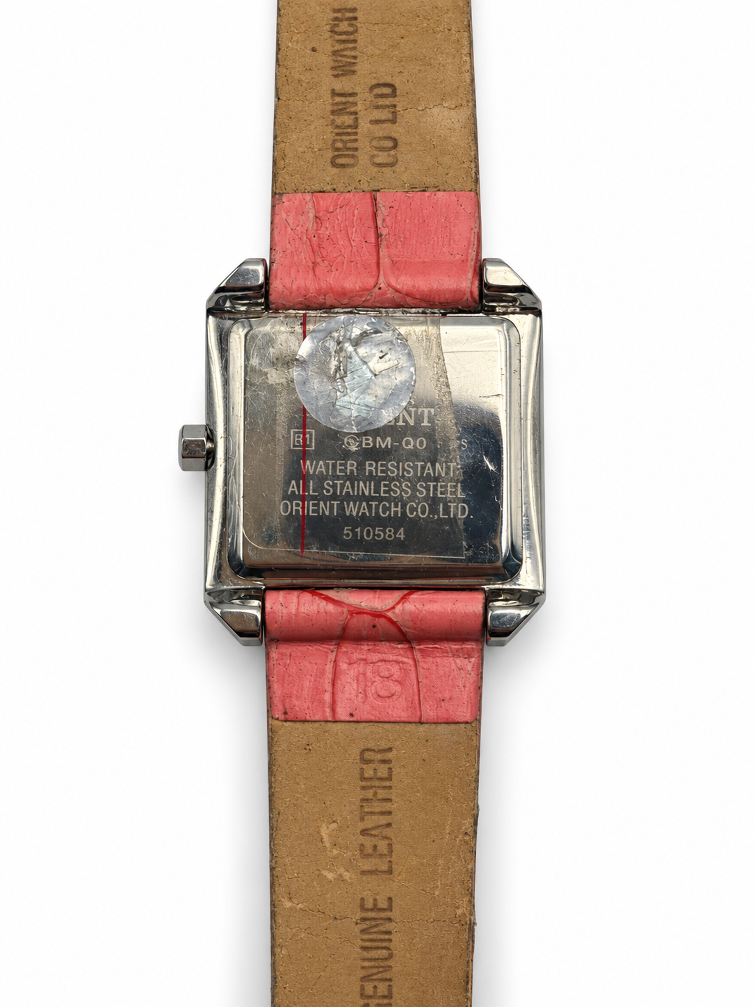 Orologio Orient quadrato per ricambi – Fondo di magazzino, 3 colori