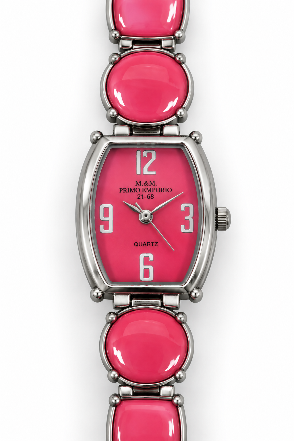 M.&M. Primo Emporio 21-68 – Orologio Donna Cassa Tonneau Quadrante Champagne Quarzo | Gold o Rosa Scuro