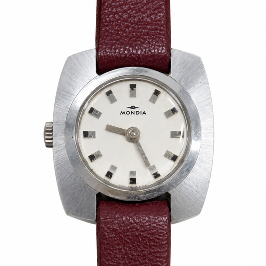 Orologio Mondia vintage quadrante bianco