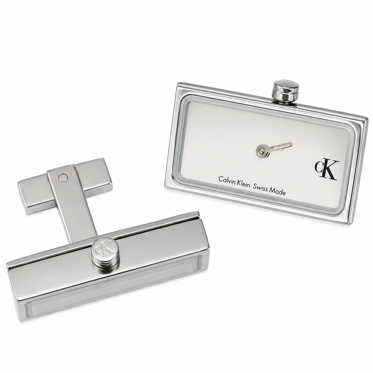 Calvin Klein Gemelli da Polso Swiss Made – Acciaio Inossidabile