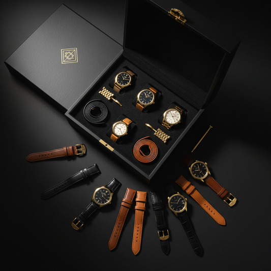 Mystery Box Mista GoldenWatch — Orologio + Cinturino a Sorpresa