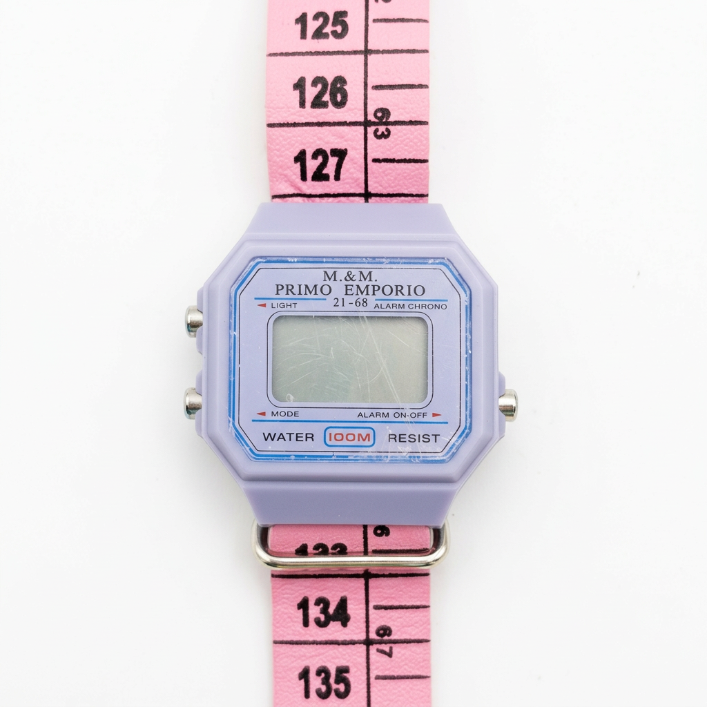 Orologio M&M Primo Emporio 21-68, cassa Lilla, cinturino a metro Rosa