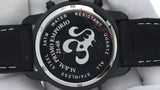 M&M Primo Emporio 21-68 Orologio Uomo Nero Quadrante Bianco Stile Diver