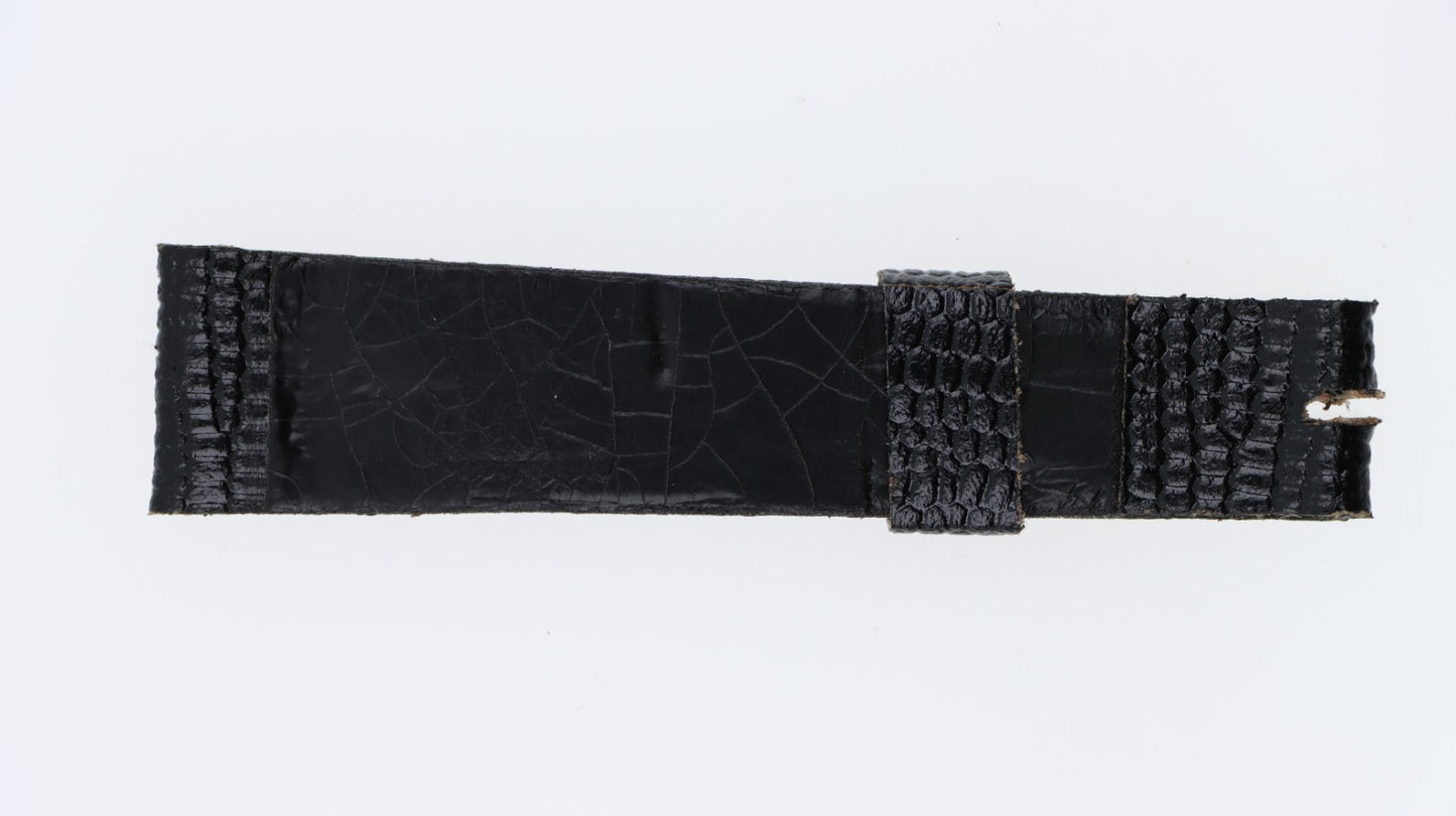 Cinturino 16mm Pelle Nero Unisex