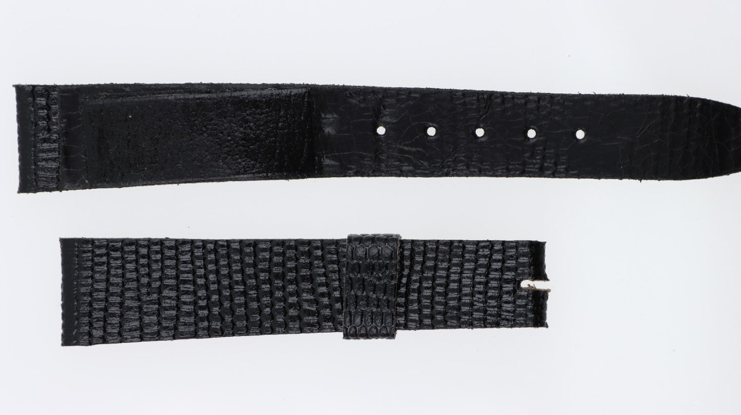 Cinturino 16mm Pelle Nero Unisex