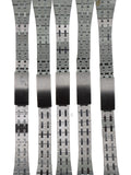 Lotto 5 Cinturini Vintage in Acciaio Inox per Orologio Attacco 14MM