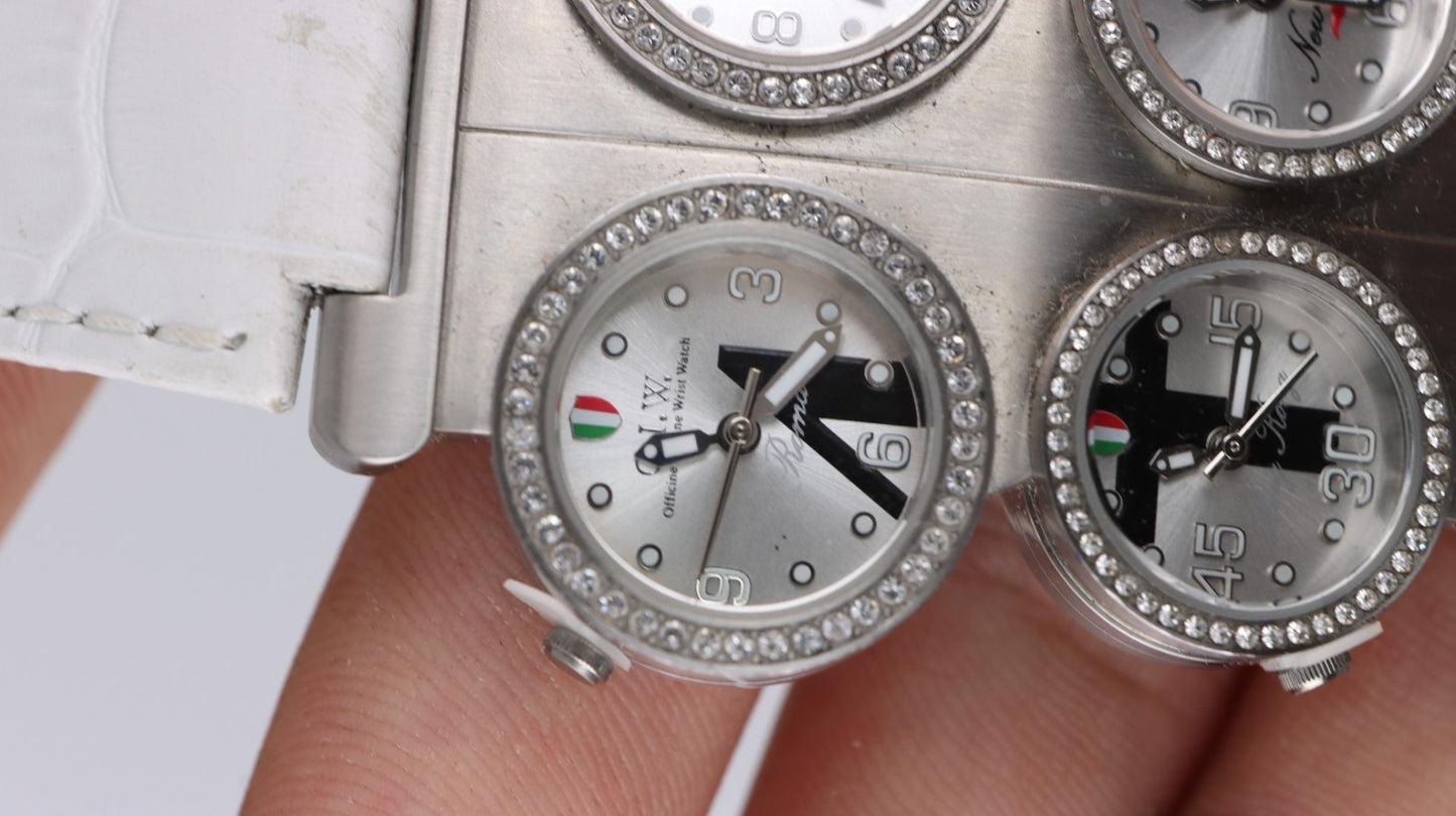 OIW Orologio Donna Multiplo 4 Quadranti Quarzo