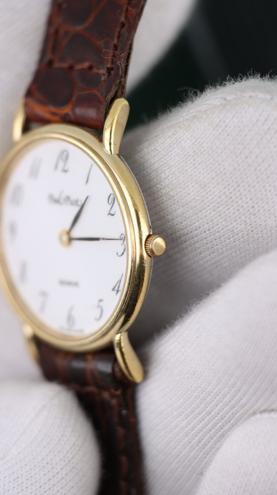 Paul Picot Genève Donna Swiss Made Quartz Orologio Vintage con Scatola