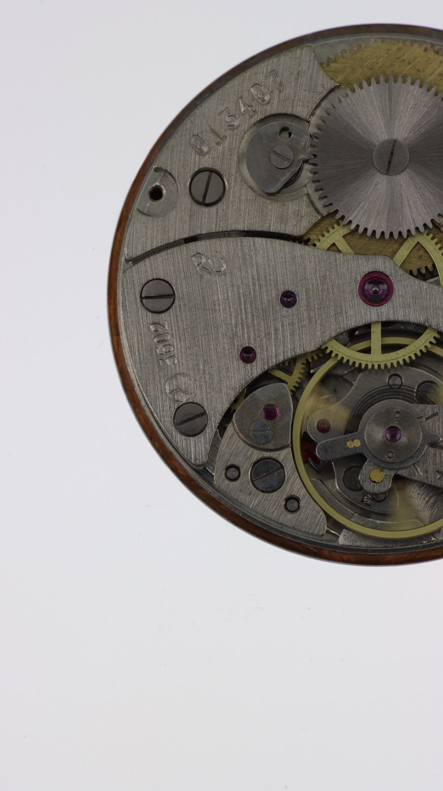 Movimento Orologio da Tasca Svizzero RU 3602 M&M Primo Emporio 21-68 Meccanico