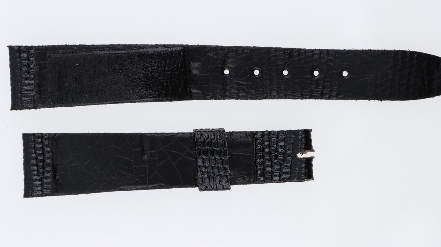 Cinturino 14mm Pelle Nero Unisex