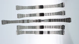 Lotto 5 Cinturini Vintage in Acciaio Inox per Orologio Attacco 14MM