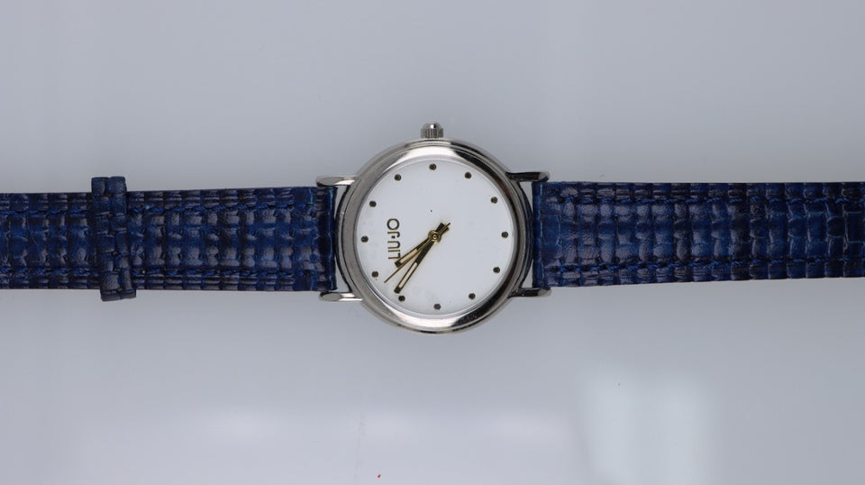 Liu Jo Orologio Donna Elegante Bianco Blu Quarzo Acciaio Water Resistant