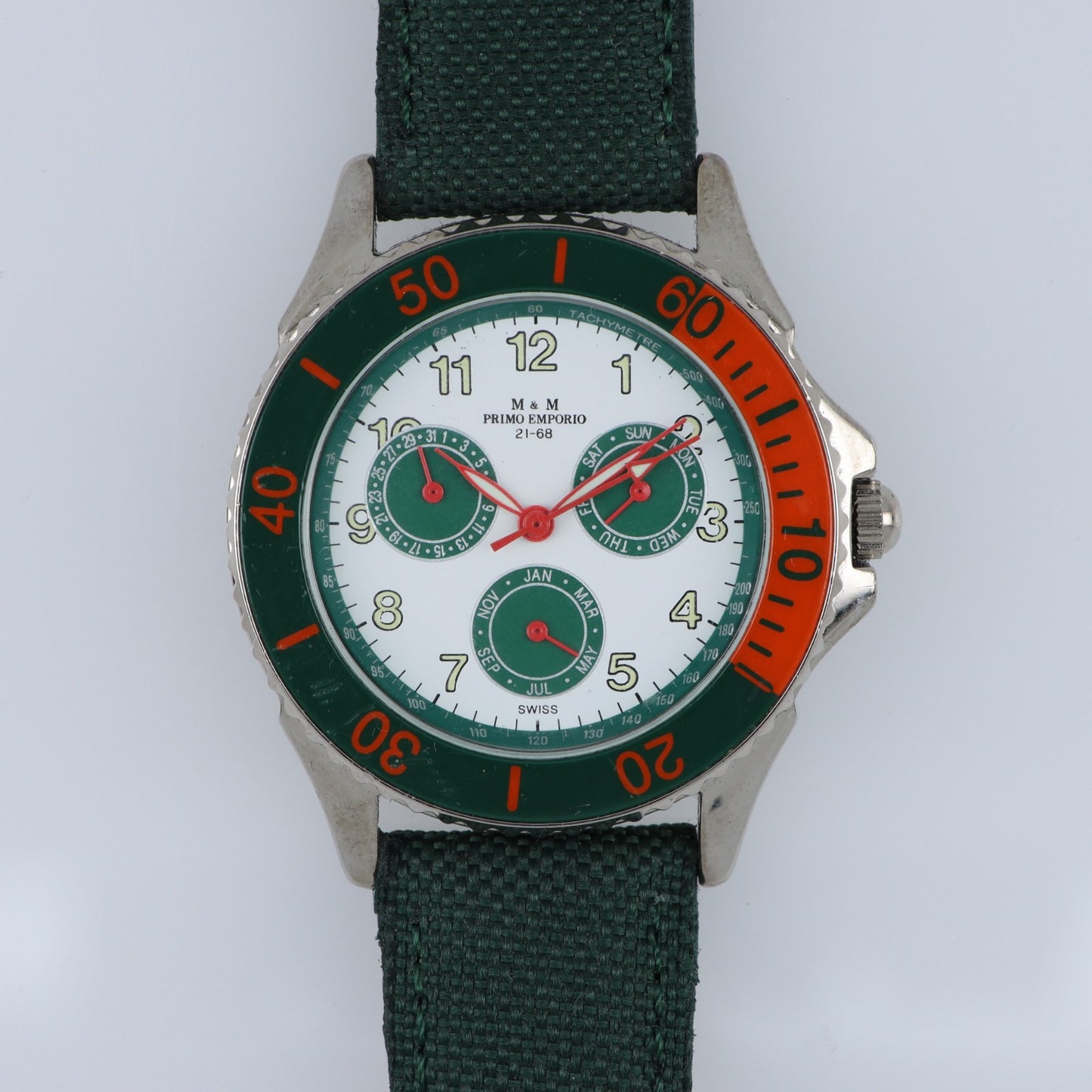 M&M Primo Emporio Orologio Multifunzione Uomo Quarzo Vintage
