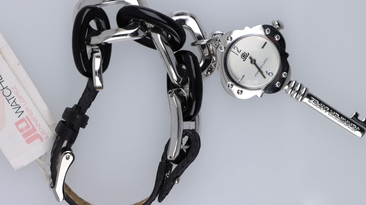 Orologio Bracciale Donna Jennifer Lopez JLO Watch Quartz Acciaio Charm Chiave