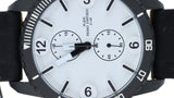 M&M Primo Emporio 21-68 Orologio Uomo Nero Quadrante Bianco Stile Diver