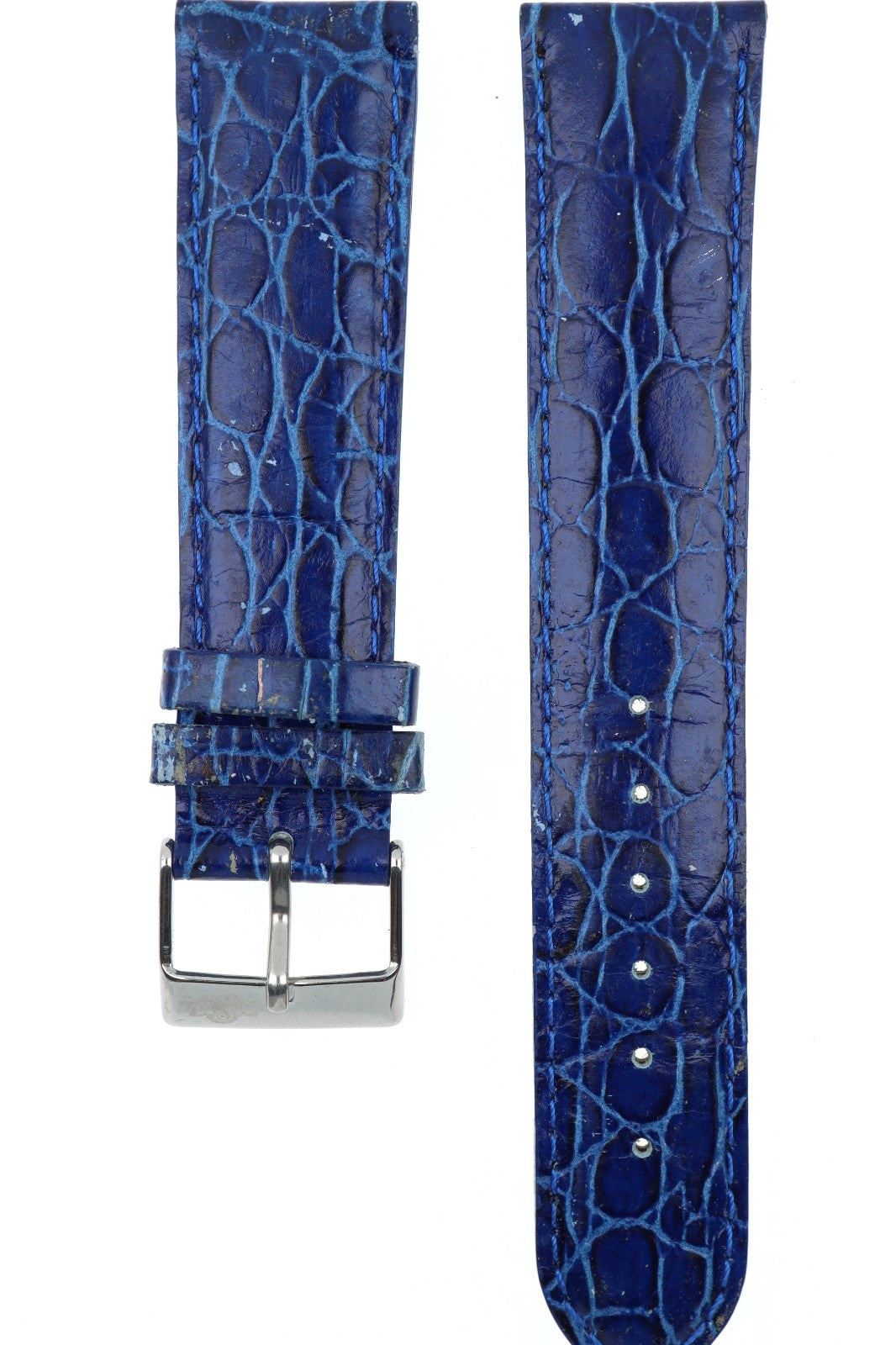 Cinturino 20mm Pelle Unisex Blu