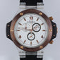 Orologio M&M Primo Emporio Uomo Chronograph Nero Oro Rosa Silicone Quartz