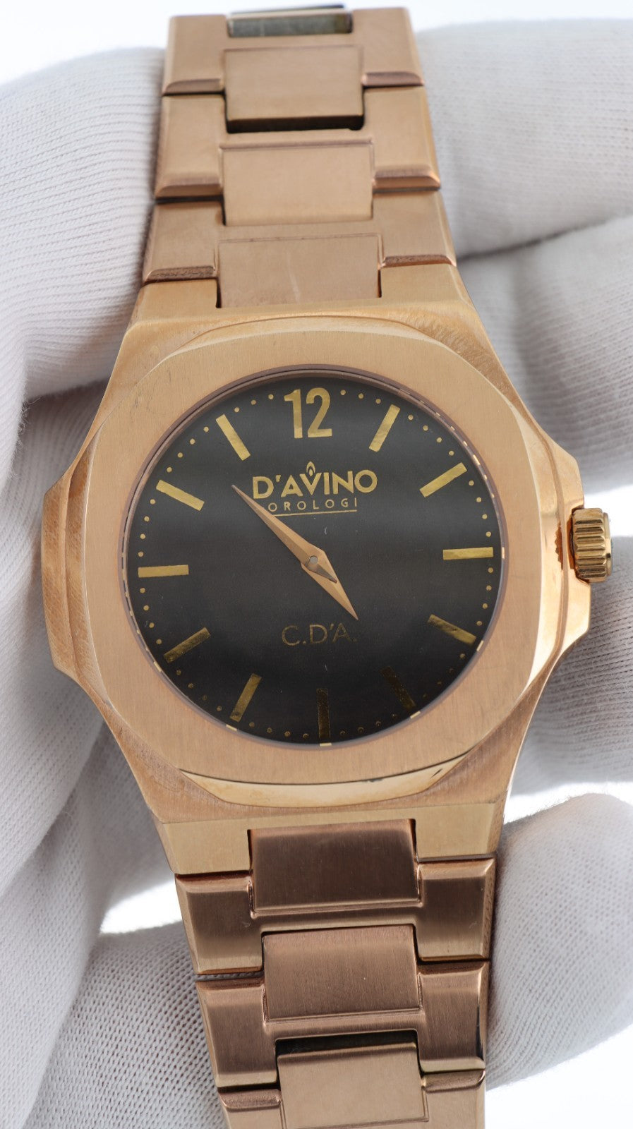 D'Avino Tokyo Orologio Uomo Quarzo Acciaio Rosa