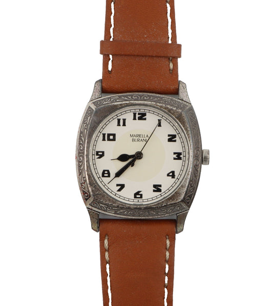Orologio BURANI unisex modello lussuoso quarzo marrone SCONTATISSIMO