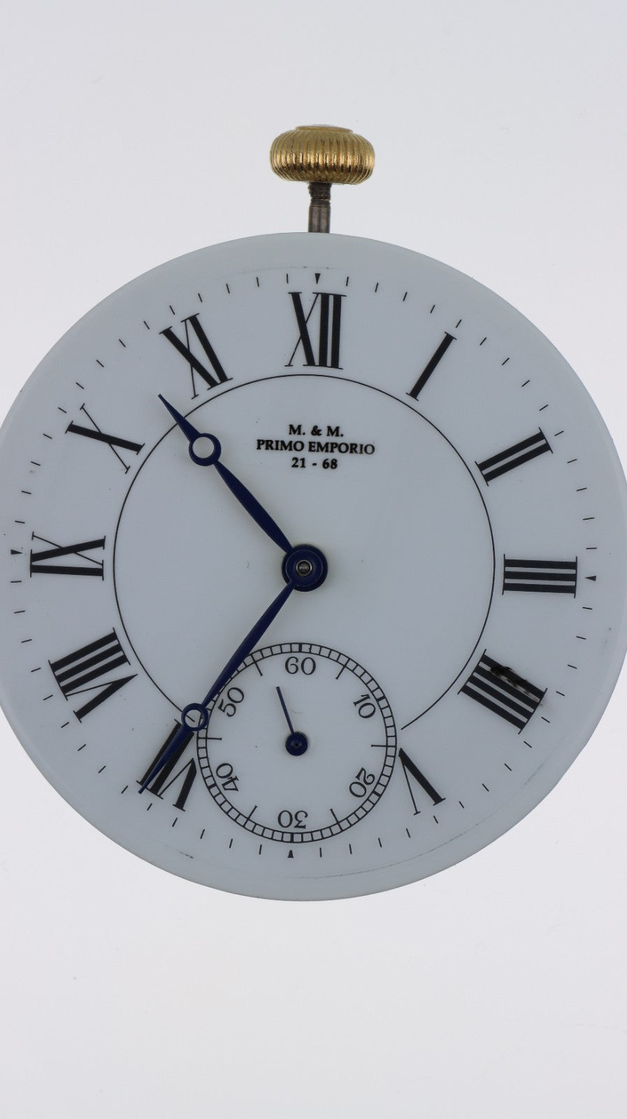 Movimento Orologio da Tasca Svizzero RU 3602 M&M Primo Emporio 21-68 Meccanico