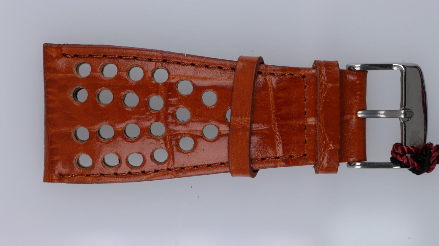 M&M Primo Emporio Cinturino 34MM Pelle Racing Uomo