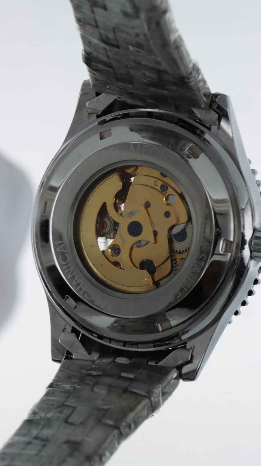 Avion AO34 Orologio Automatico Scheletrato Uomo Acciaio Mechanical Watch